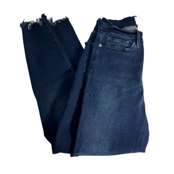 Frame Denim Denim - Frame Denim Le Skinny De Jeanne‎ Raw Hem Skinny Jeans Sz 25